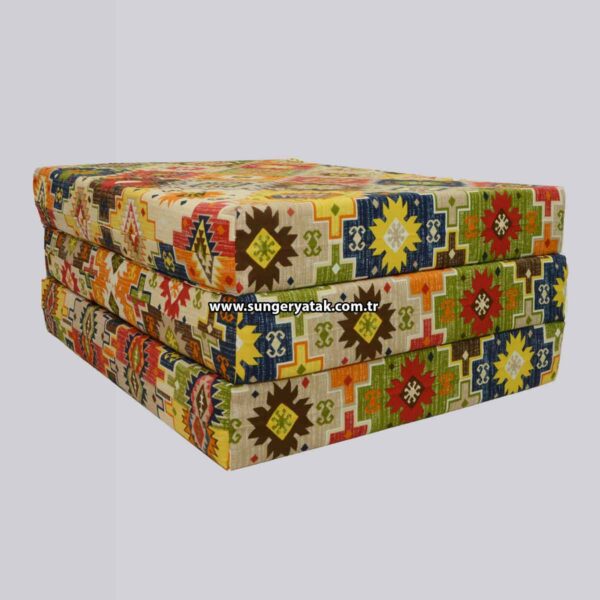 Katlanır Sünger Yatak Kilim Desen 2