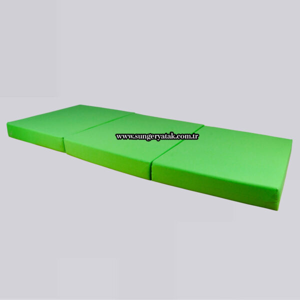 Katlanır Sünger Yatak Yeşil 3