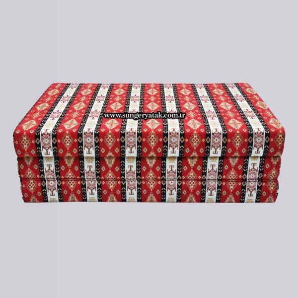 Çift Kişilik Katlanır Sünger Yatak Kilim 2